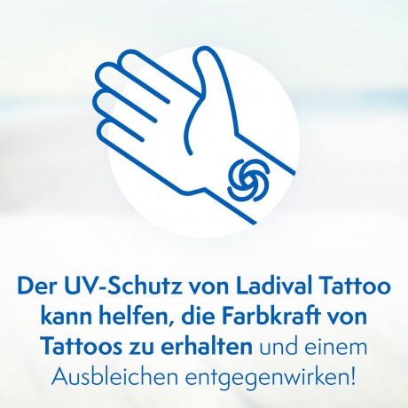 Ladival Tattoo Sonnenschutz Lotion LSF 50 Солнцезащитный лосьон для татуировки SPF 50