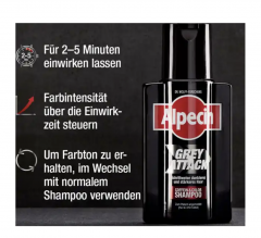Alpecin Grey Attack Coffein &amp; Color Shampoo Шампунь для уменьшения седины 200мл