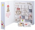 English Tea Shop - Tee Adventskalender Рождественский Адвент-календарь чайный "Teebuch Weiss", 24 einzelne Boxen mit BIO-Tees in hochwertigen Pyramiden-Teebeutel