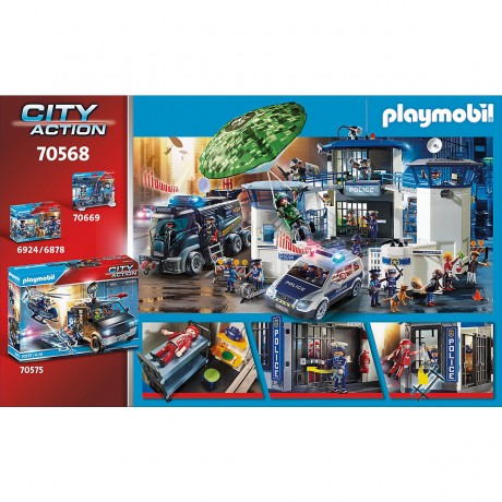 PLAYMOBIL PLAYMOBIL 70568 Polizei: Flucht aus dem Gefangnis PLAYMOBIL 70568 Полиция: Побег из тюрьмы