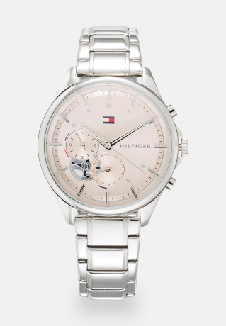 Tommy Hilfiger QUINN Chronograph watch silvercoloured/blush QUINN часы с хронографом серебристый/румяный