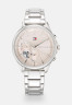 Tommy Hilfiger QUINN Chronograph watch silvercoloured/blush QUINN часы с хронографом серебристый/румяный