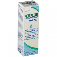 GUM HYDRAL Feuchtigkeitsspray Спрей для полости рта GUM Hydral, от сухости во рту, увлажняющий, мгновенное облегчение, уход за дёснами, 50 мл
