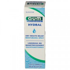 GUM HYDRAL Feuchtigkeitsspray Спрей для полости рта GUM Hydral, от сухости во рту, увлажняющий, мгновенное облегчение, уход за дёснами, 50 мл