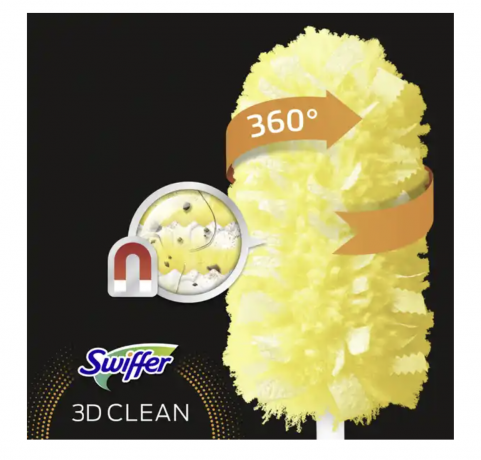 Swiffer 3D Staubmagnet 360 Tucher Nachfullpack, 5St x 3 paks, Свиффер Сменные насадки 360 градусов против пыли для магнитной щетки, 5 штук x 3 упаковки