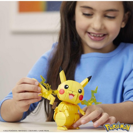 Mattel Mega Construx Pokemon Medium Pikachu Mega Construx Покемон Средний Пикачу