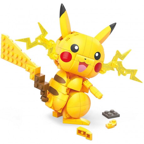 Mattel Mega Construx Pokemon Medium Pikachu Mega Construx Покемон Средний Пикачу