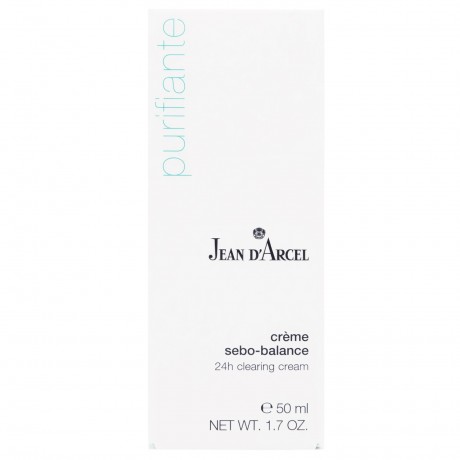 JEAN D'ARCEL creme sebo-balance PURIFIANTE 24h Gesichtscreme Talgfluss wird vermindert creme sebo-balance PURIFIANTE 24-часовой крем для лица уменьшает выделение кожного сала