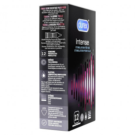 Durex Intense Orgasmic Kondome  Презервативы для интенсивного оргазма
