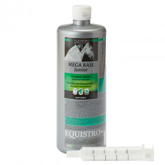 EQUISTRO SET Mega base Junior 1000ml + Beta-Carotin 3kg, Набор для жеребят Equistro: Mega Base Junior 1 л + Beta-Carotin 3 кг, рост, развитие, витамины