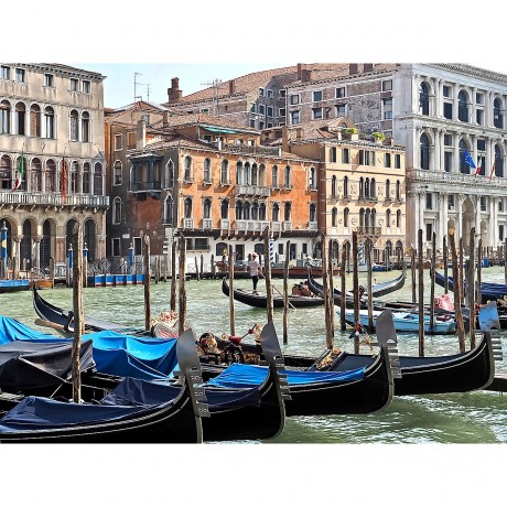 CALVENDO Puzzle CALVENDO Puzzle Canale Grande mit Gondeln Пазл CALVENDO Puzzle Canale Grande с гондолами
