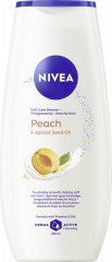 NIVEA Pflegedusche Peach &amp; Apricot Seed Oil, 250 ml, Нивеа Крем гель для душа с маслом абрикосовых косточек, аромат персика, витамины C и E, 250 мл