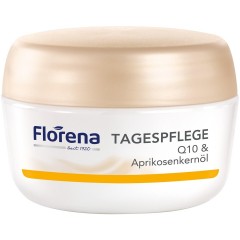 Florena Tagespflege Q10 &amp; Aprikosenkernol  Дневной уход Q10 и масло абрикосовых косточек