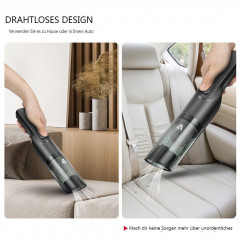 AUDEW AUDEW Akku-Handstaubsauger, 100W Kabellos Handstaubsauger 3900PA mit 1 HEPA-Filter fur Auto, Haus  Беспроводной ручной пылесос AUDEW, беспроводной ручной пылесос мощностью 100 Вт 3900PA с 1 HEPA-фильтром для автомобиля и дома