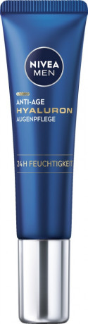 NIVEA MEN Anti-Age Hyaluron Augenpflege, 15 ml, Нивеа Мужской крем для глаз гиалуроновая кислота, витамин E anti-age 15 мл