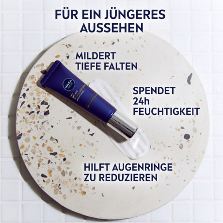 NIVEA MEN Anti-Age Hyaluron Augenpflege, 15 ml, Нивеа Мужской крем для глаз гиалуроновая кислота, витамин E anti-age 15 мл
