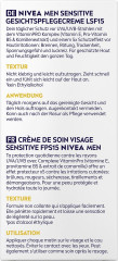 NIVEA MEN Sensitive Gesichtspflege Creme LSF 15, 75 ml, Нивеа Мужской крем для лица, SPF 15, экстракт ромашки, для чувствительной кожи, 75 мл