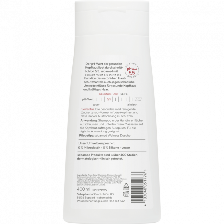 SEBAMED Every-Day Shampoo, 400 ml, Себамед Шампунь для ежедневного применения, мягкая формула, 400 мл