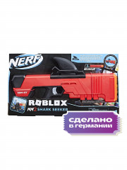 Nerf Roblox F2489 MM2 Shark Seeker Бластер игрушечный Nerf Roblox MM2 Shark
