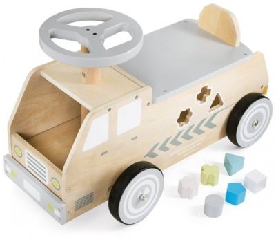 mamabrum Aufsitzauto aus Holz Rutschauto mit Aufbewahrungsfach Деревянная ездовая машина с багажным отделением