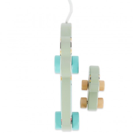 bieco Nachziehspielzeug Holz Elefant Kinder Nachziehtier Holzspielzeug ab 1J. Ziehtier Nachziehspielzeug Мягкая игрушка деревянный слон Детская развивающая игрушка от 1 года. Потяните за игрушку