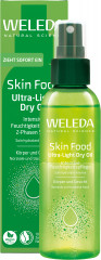 WELEDA Skin Food Ultra-Light Dry Oil, 100 ml, Ультралёгкое двухфазное сухое масло-спрей Skin Food для лица и тела, 100 мл