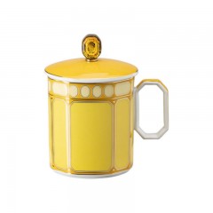 Rosenthal Swarovski x Rosenthal SIGNUM Jonquil Becher mit Henkel und Deckel 0,39 L Кружка Swarovski x Rosenthal SIGNUM Jonquil с ручкой и крышкой 0,39 л