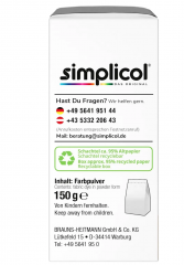 Simplicol Expert Mitternacht-Schwarz, Краска для ткани чёрная, интенсивное перекрашивание, для стиральной машины 40C, 150 г