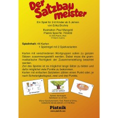 Piatnik Satzbaumeister конструктор предложений