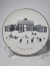 KPM Декоративная фарфоровая тарелка "Бранденбургские ворота", 19,5 см, Германия, 1960-70гг.