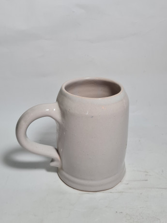 Немецкая пивная кружка винтажная Sb / F.Reimann "Лиса с добычей", керамика, 0.4 л, 13 см, Германия, 1970-80гг.