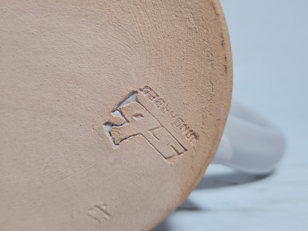 Немецкая пивная кружка винтажная Sb / F.Reimann "Лиса с добычей", керамика, 0.4 л, 13 см, Германия, 1970-80гг.