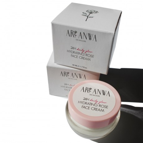 ARI ANWA Skincare 24H Daily Glow Hydrating Rose Feuchtigkeitscreme  24H Daily Glow Увлажняющее Увлажняющее Средство с Розой