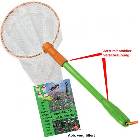 Edu-Toys Teleskopkescher mit 2-Wege-Betrachter Телескопический подсак с двусторонним просмотром