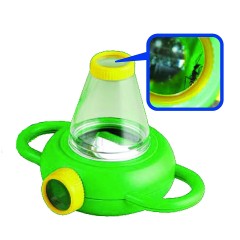 Edu-Toys Teleskopkescher mit 2-Wege-Betrachter Телескопический подсак с двусторонним просмотром