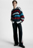 Tommy Hilfiger STRIPE CABLE CREW NECK Jumper multicolored stp ПОЛОСКА CABLE CREW NECK Джемперы разноцветный стп