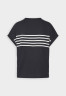 Tommy Hilfiger STRIPE Print T-shirt breton desert sky/white ПОЛОСКА Футболка с принтом бретонская пустыня небо/белый