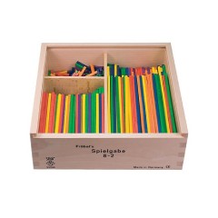 SINASPIELZEUG Holzspielzeug Frobel Gabe 8-3 Stabchen 150mm Деревянная игрушка Frobel Gabe 8-3 палочки 150мм