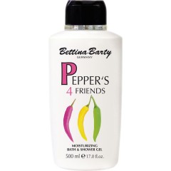 Bettina Barty (Беттина Барти) 4 Friends Moisturizing Bath & Shower Gel Гель для душа Peppers, 500 мл