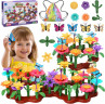 Cyiecw 224 Pieces Flower Garden, Набор из 224 элементов для цветочного сада, с сумкой для хранения