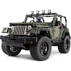 MOULD KING Klemmbausteineset Gelandewagen Wrangler Набор зажимных блоков Wrangler Gelandewagen