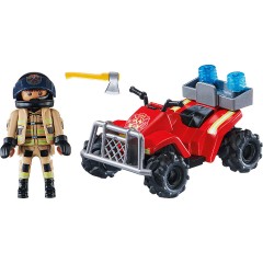 PLAYMOBIL PLAYMOBIL 71090 Feuerwehr-Speed Quad PLAYMOBIL 71090 Пожарный скоростной квадроцикл