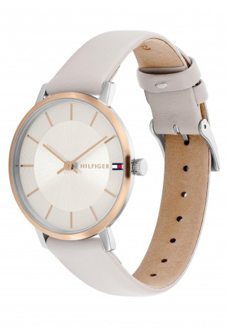 Tommy Hilfiger CLASSIC Watch zweifarbig /silber/weiss/grau CLASSIC-часы двухцветный /серебристый/белый/серый
