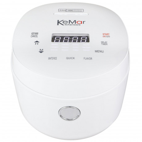 KeMar Kitchenware KeMar Kitchenware Multikocher KRC-190, 500 W, 1,80 l Schussel, 12 Programme, Dampfgaraufsatz, Reiskelle, Messbecher, Touch Display KeMar Кхонная мультиварка KRC-190, 500 Вт, чаша 1,80 л, 12 программ, насадка-пароварка, половник для риса