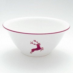 Gmundner Keramik Gmundner Keramik Bordeauxroter Hirsch Salatschussel d: 33 cm / h: 14 cm / 4,5 L Керамическая салатница Gmundner из бордоского благородного оленя д: 33 см / высота: 14 см / 4,5 л