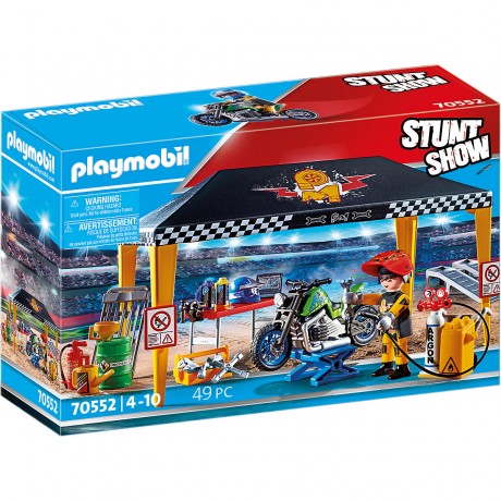 PLAYMOBIL PLAYMOBIL 70552 Stuntshow Werkstattzelt Палатка для мастерской PLAYMOBIL 70552