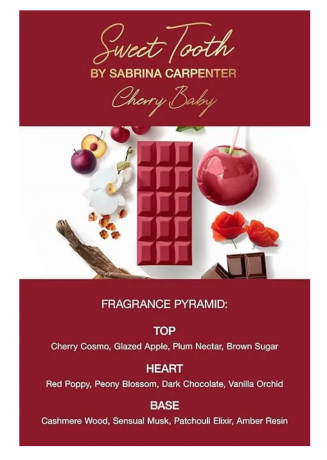 Набор Sabrina Carpenter Cherry Baby SET Parfume 30ml + Mist 236ml, Парфюмерная вода 30 мл и мист 236 мл, вишнево-ванильный сладкий аромат для женщин