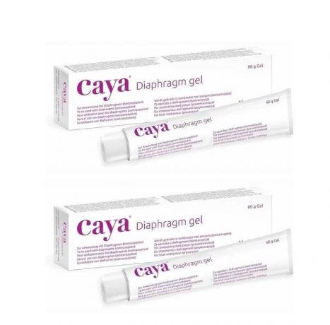 Caya Diaphragma Gel 60g x 2st, Caya Diaphragm Gel, спермицидный гель для вагинальной диафрагмы, Германия, негормональная контрацепция Набор 60г х 2шт 