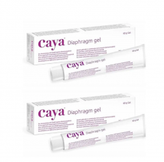 Caya Diaphragma Gel 60g x 2st, Caya Diaphragm Gel, спермицидный гель для вагинальной диафрагмы, Германия, негормональная контрацепция Набор 60г х 2шт 