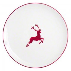 Gmundner Keramik Gmundner Keramik Rubinroter Hirsch Platzteller Cup d: 32 cm / h: 2,2 cm Gmundner Ceramic Ruby Red Deer Сервировочная чашка d: 32 см / высота: 2,2 см